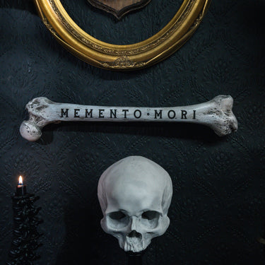 memento mori - the blackened teeth - gothic decor