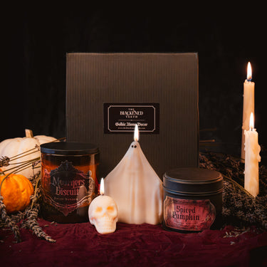 Halloween Gift Box Candle Edition by The Blackened Teeth Gothic Home Decor