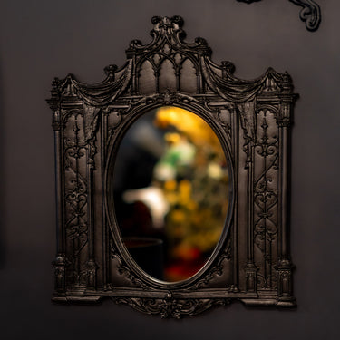 Haunted Hearth Mirror by The Blackened Teeth Gothic Home Decor