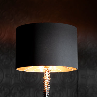copper inner lampshade black- The Blackened Teeth - Gothic home decor