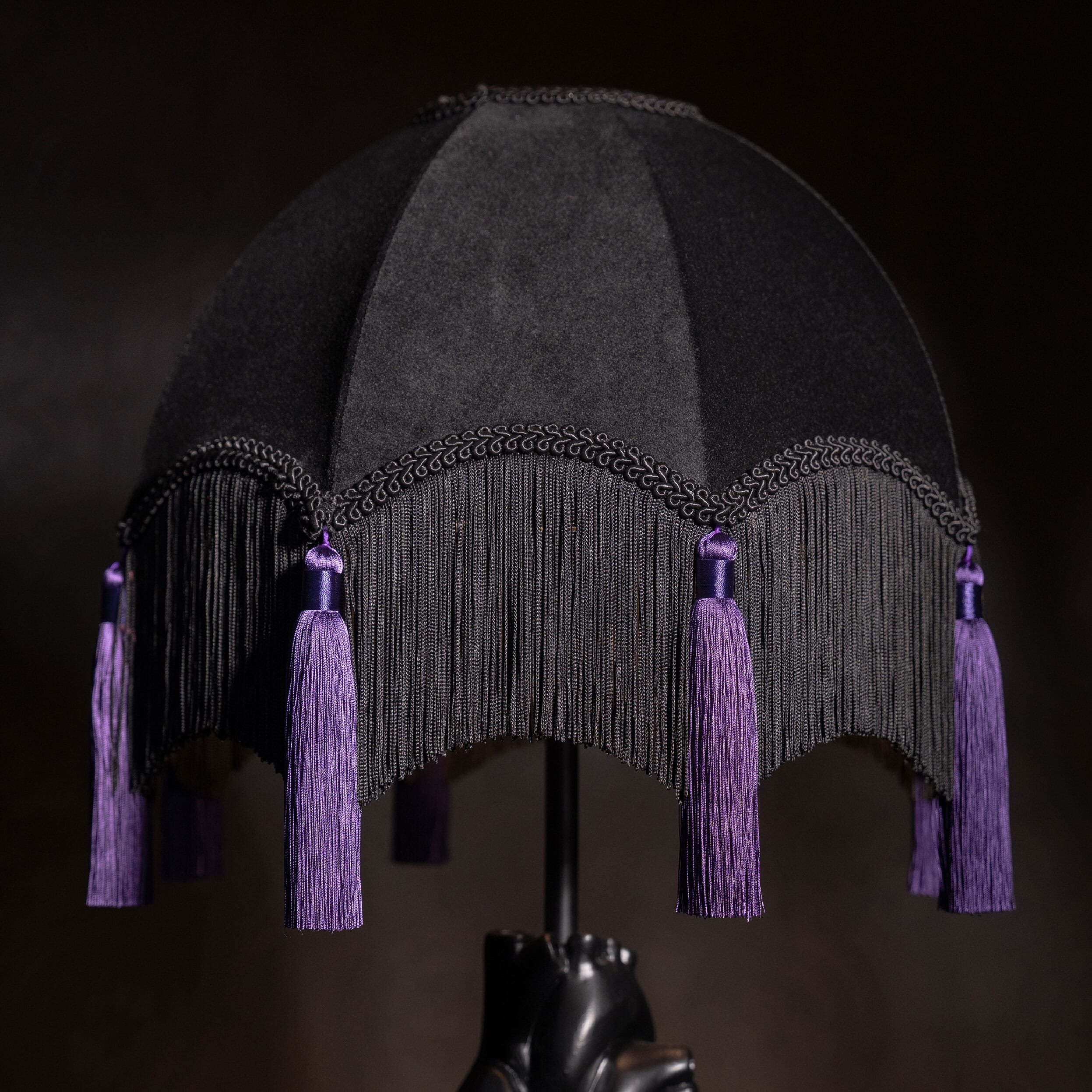 blaire baroque lampshade purple gothic lampshade gothic lighting