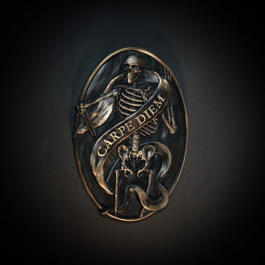 Carpe Diem wall plaque by The Blackened Teeth gothic home decor