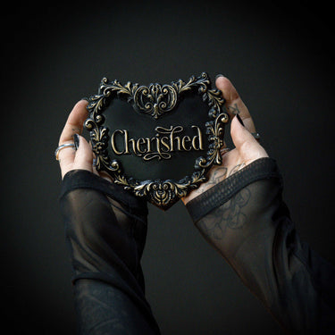 cherished goth valentines gift the blackened teeth
