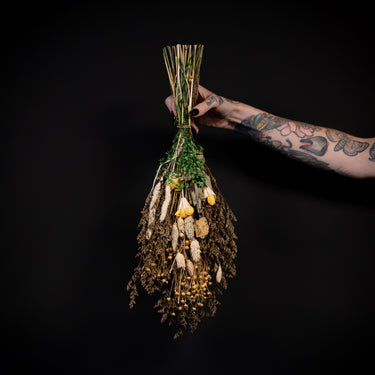 Cora Dried Floral Bouquet by The Blackened Teeth Ltd Gothic Home decor