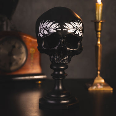 eunicia replica skull - the blackened teeth - gothic home decor
