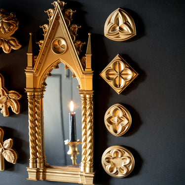 gothic architecture wall hanging set the blackened teeth gothic homeware