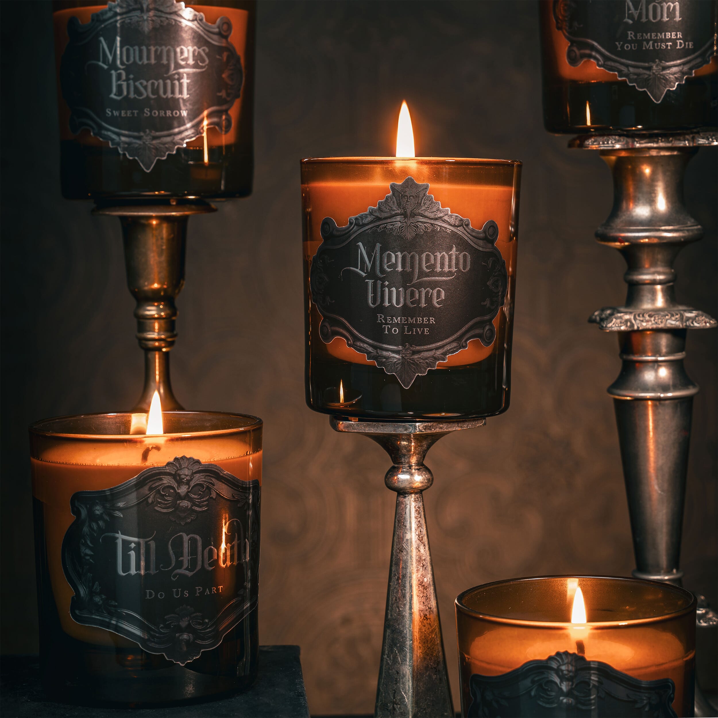 Memento Mori Jar Candle