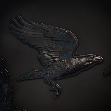 Gothic raven the blackened teeth gothic home decor Wednesday Addams decor