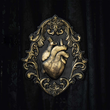 heart of gold victorian gothic wall decor the blackened teeth