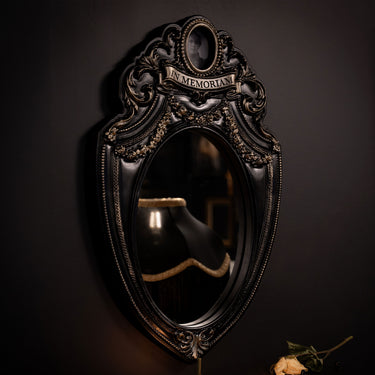 In Memoriam Mirror - The Mourning Collection by The Blackened Teeth Gothic Home Decor