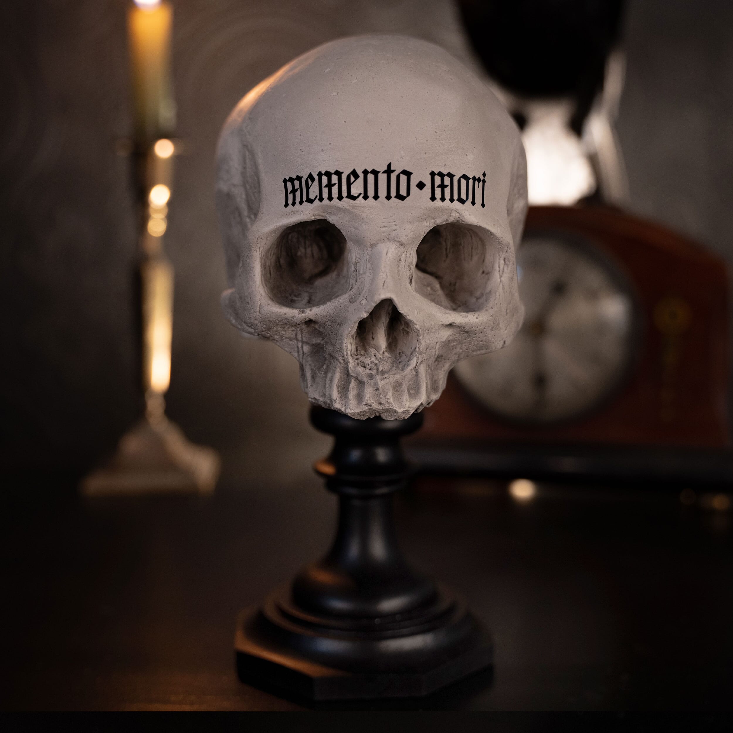 Skull of J.Doe - Gothic decor - The Blackened Teeth