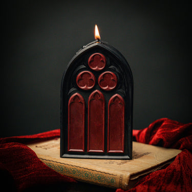 morana Gothic arch candle gothic candles the blackened teeth gothic homeware