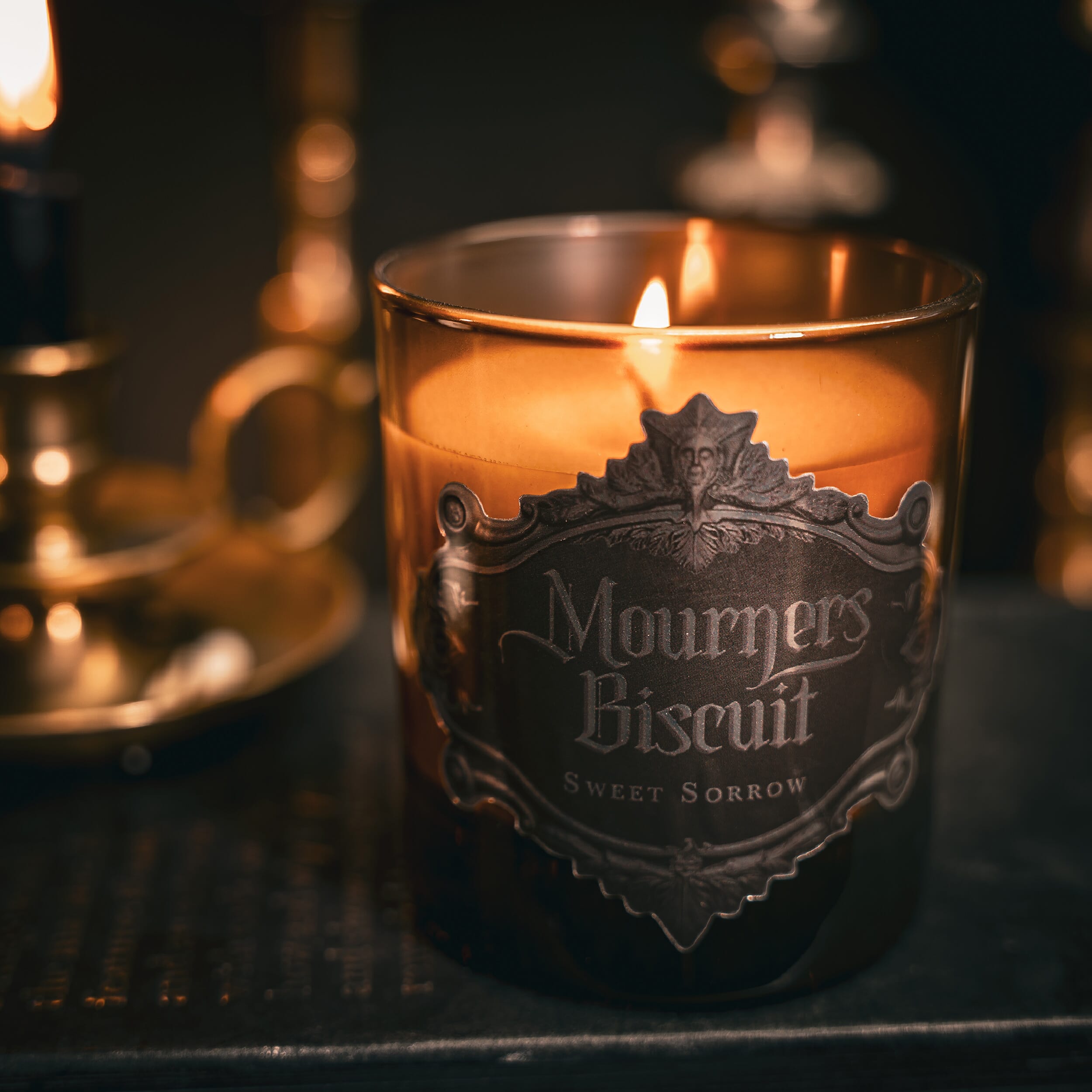 mourners biscuit victorian candle gothic candle the blackened teeth