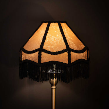 orla baroque lampshade gold black maximalist the blackened teeth blackened atelier