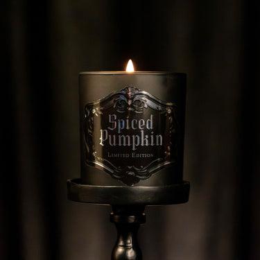 spiced pumpkin gothic jar candle halloween the blackened teeth gothic home fragrance