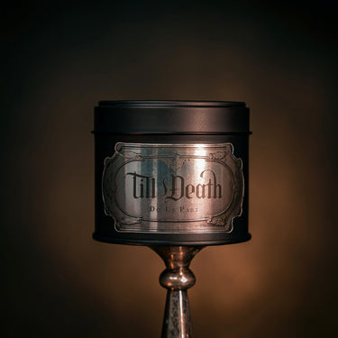 till death do us part gothic anniversary gothic wedding gift the blackened teeth gothic candles