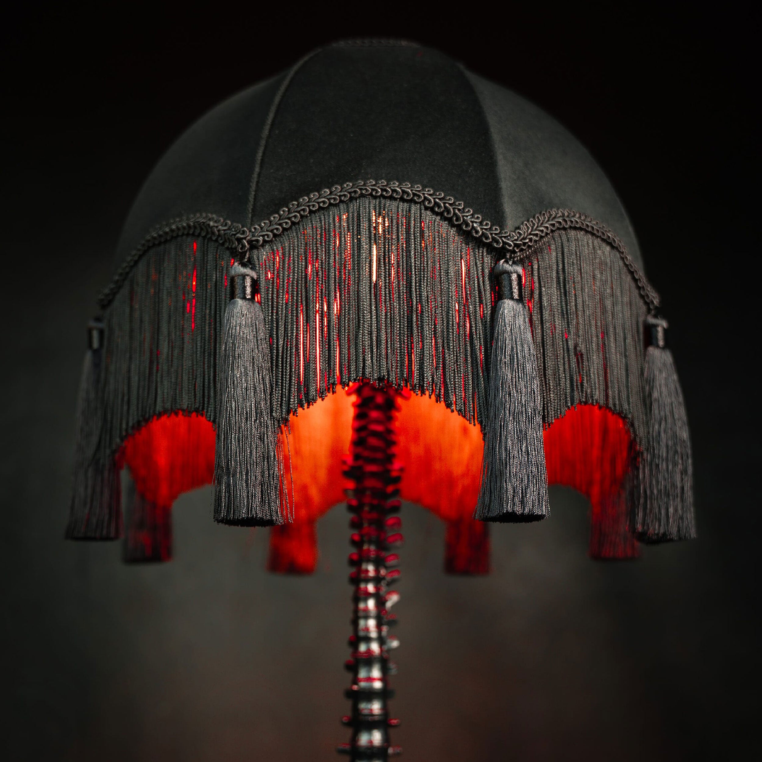 Urszula Baroque Lampshade - Blood Red