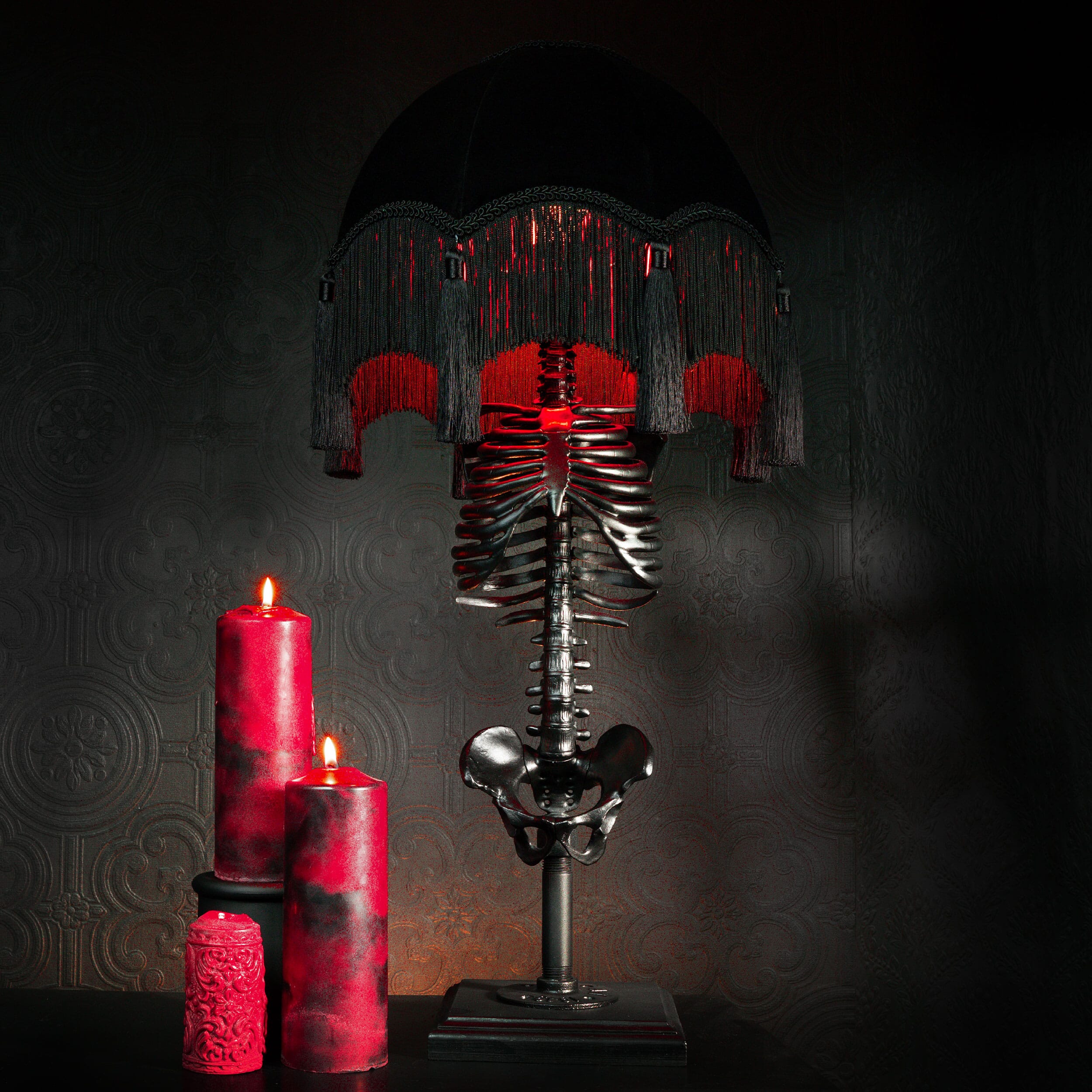 Baroque Skeleton Lamp - Urszula Edition by The Blackened Teeth