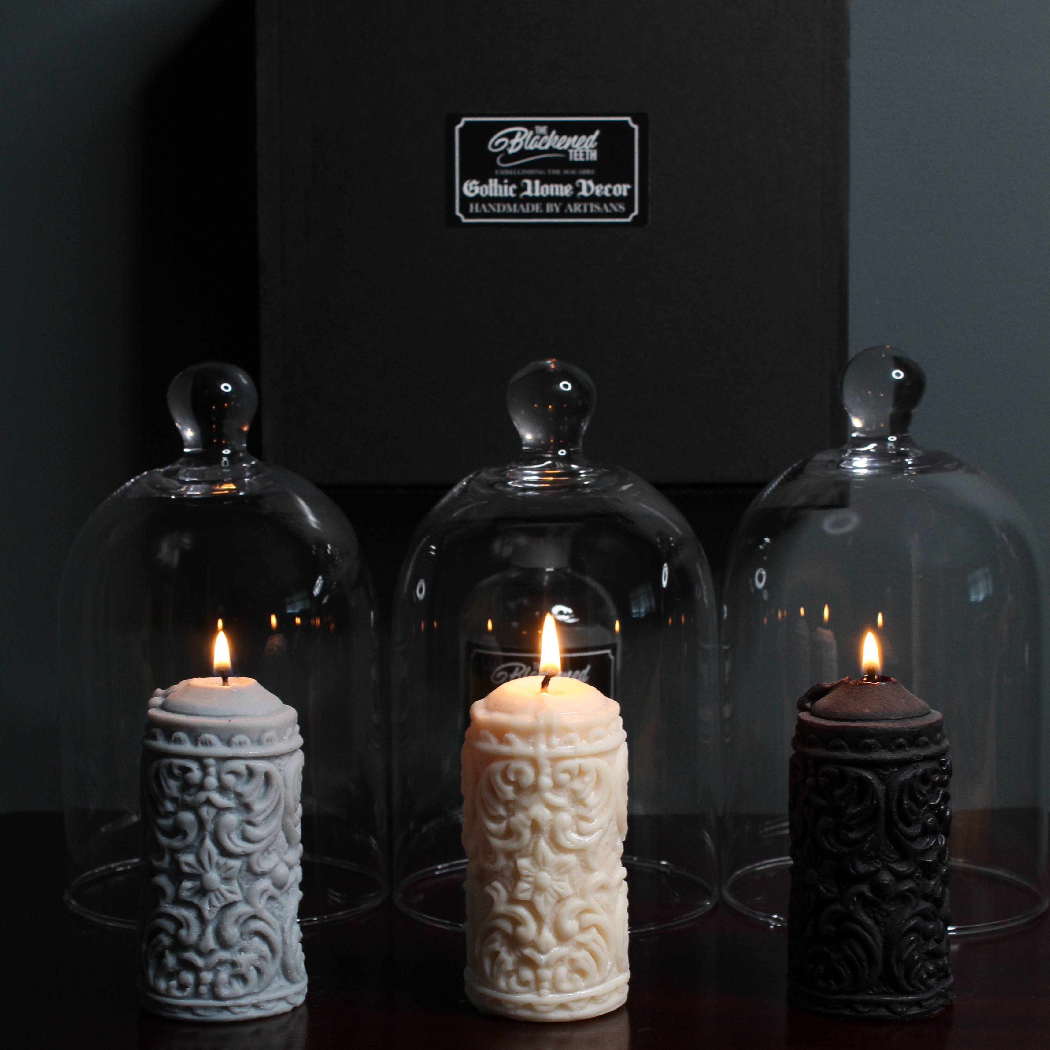Mildred Gothic candles gift box - The Blackened teeth