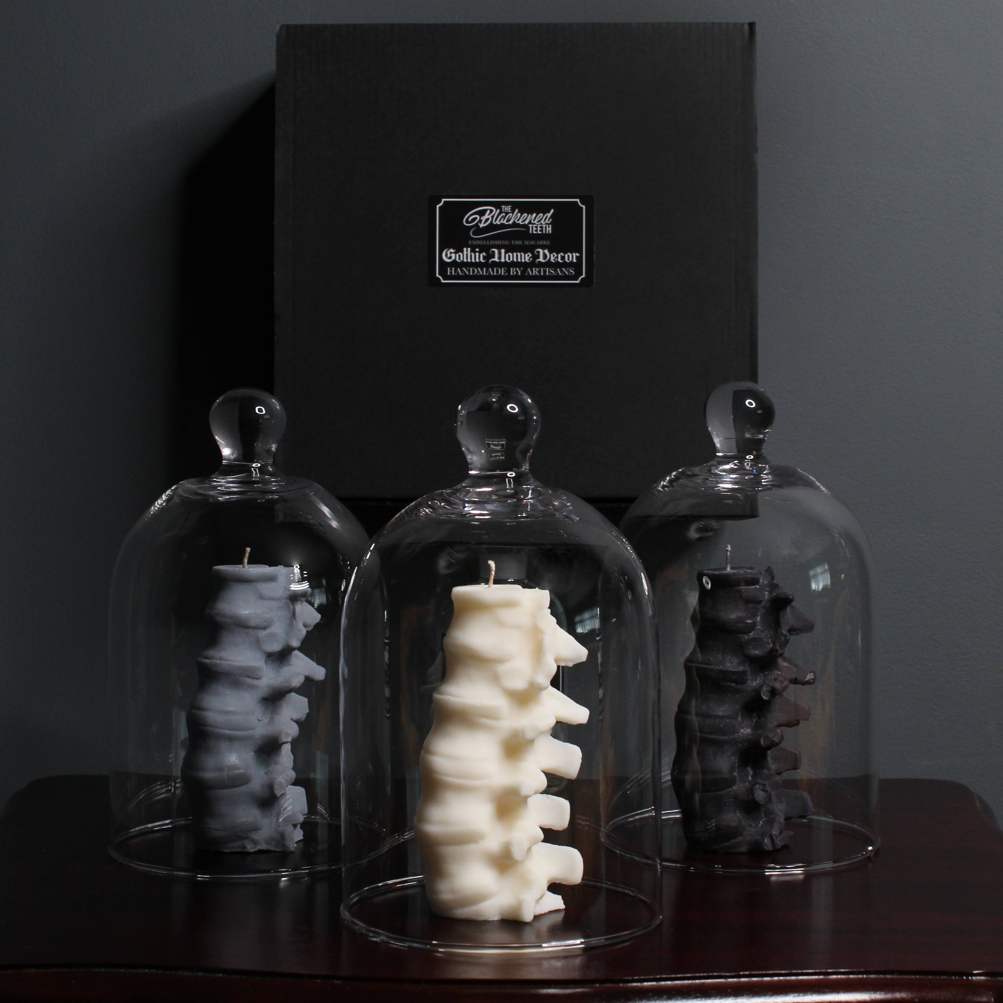 Spine candles gift box - The Blackened Teeth