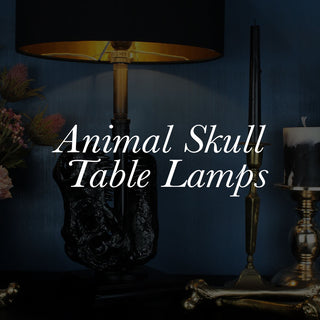 Animal Skull Table Lamps