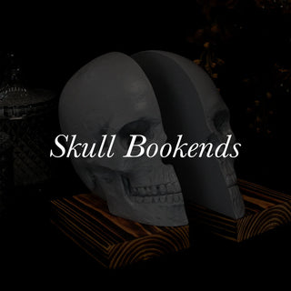 Skull Bookends