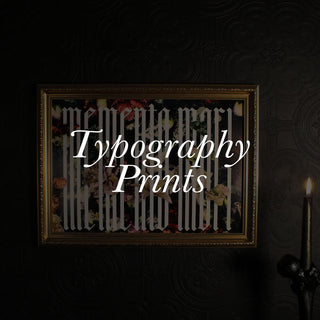 Typography Prints