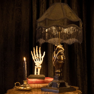 Anatomical heart Lamp gold Edition by The Blackened Teeth Gothic Home Decor