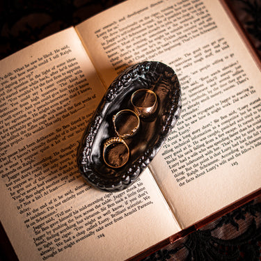 teeth trinket tray the blackened teeth gothic homeware gothic jewellery holder