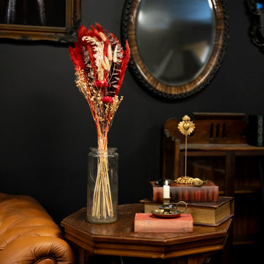 Delilah Dried Floral Bouquet by The Blackened Teeth Gothic Home Decor