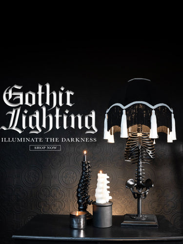 Illuminate your home with our gothic decor. Perfect for the macabre looking you're going for