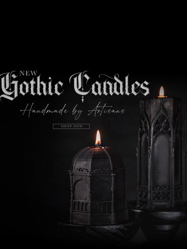 The Blackened Teeth's range of new gothic candles are guaranteed to warm your home with the gothic aesthetic you're looking for