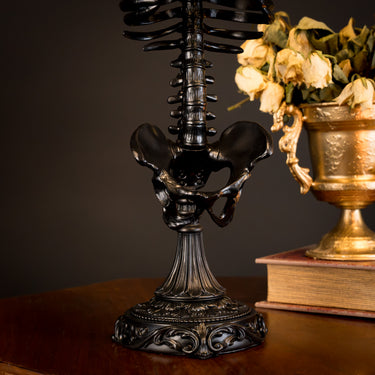 The Skeleton table Lamp by The Blackened Teeth Gothic Home Decor