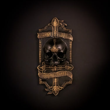 Victorius Skull Tablet by The Blackened Teeth Gothic Home Decor