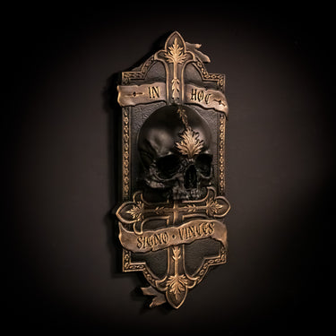 Victorius Skull Tablet by The Blackened Teeth Gothic Home Decor