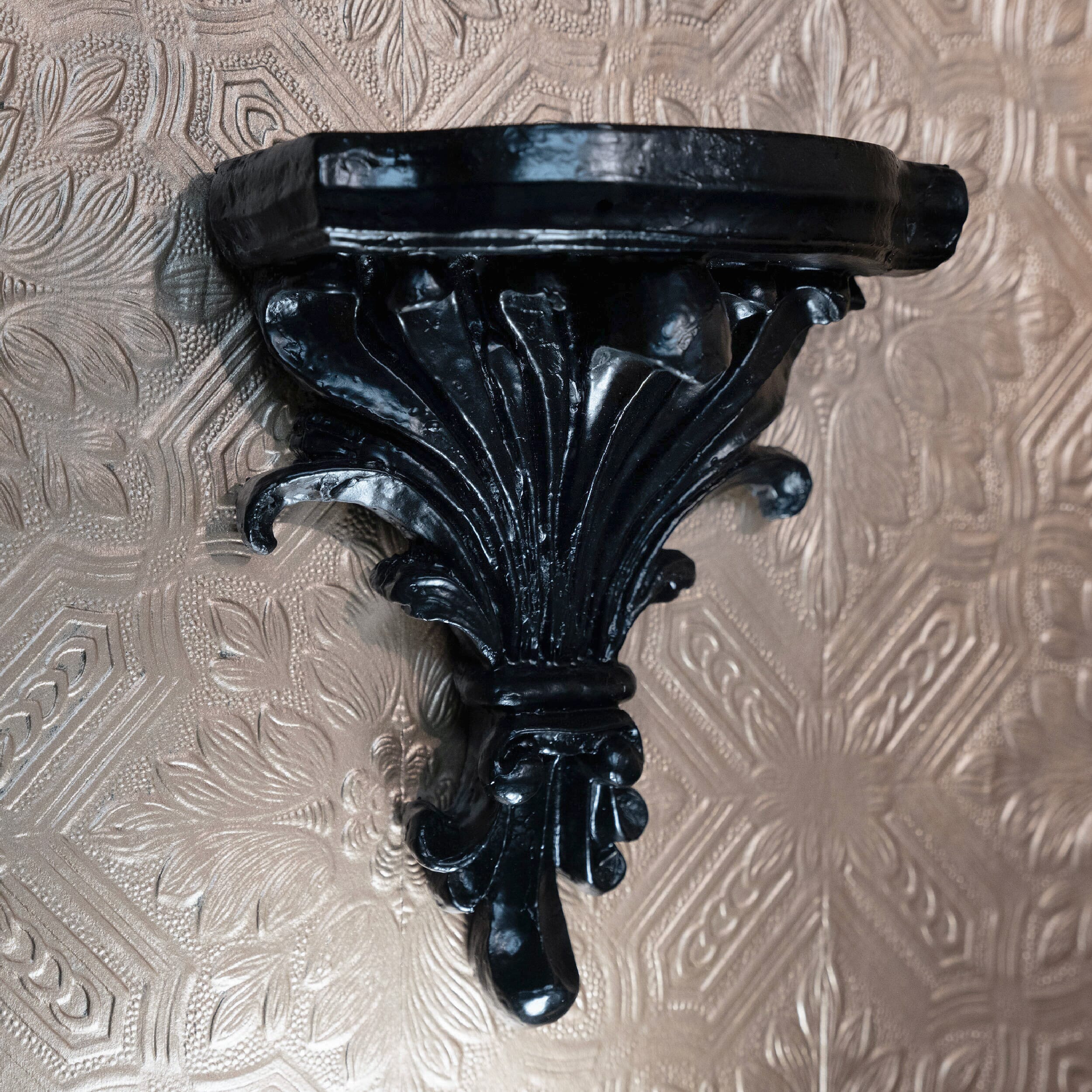 Edgar baroque gothic wall sconce - The Blackened Teeth