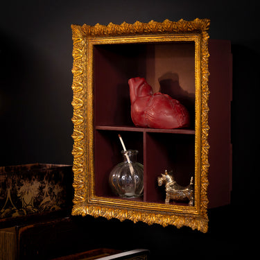 Gold Baroque Framed Wall Shelf