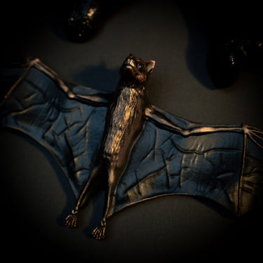 bat wall plaque by The Blackened Teeth Ltd gothic home decor