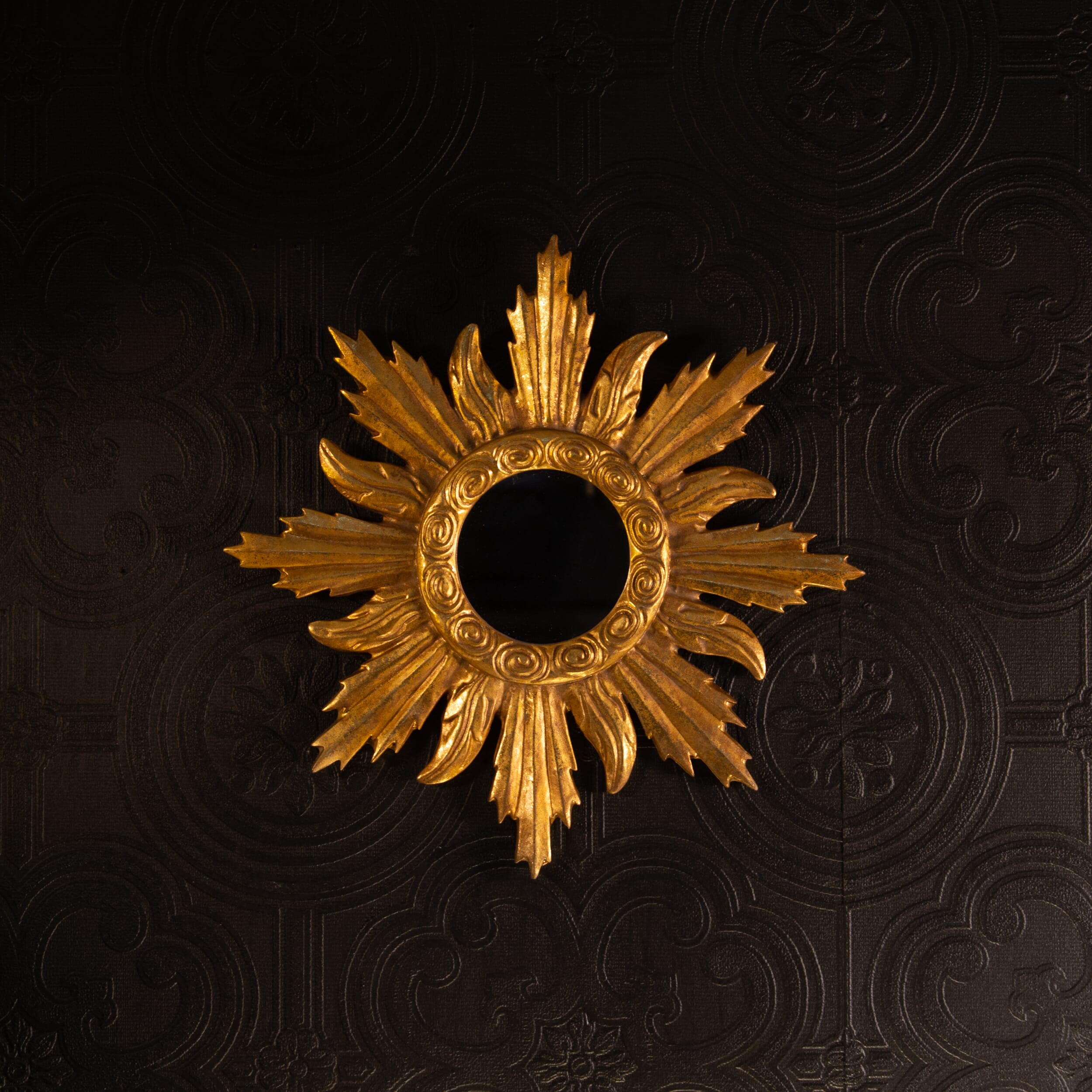 Sun mirror - gothic decor - The Blackened Teeth