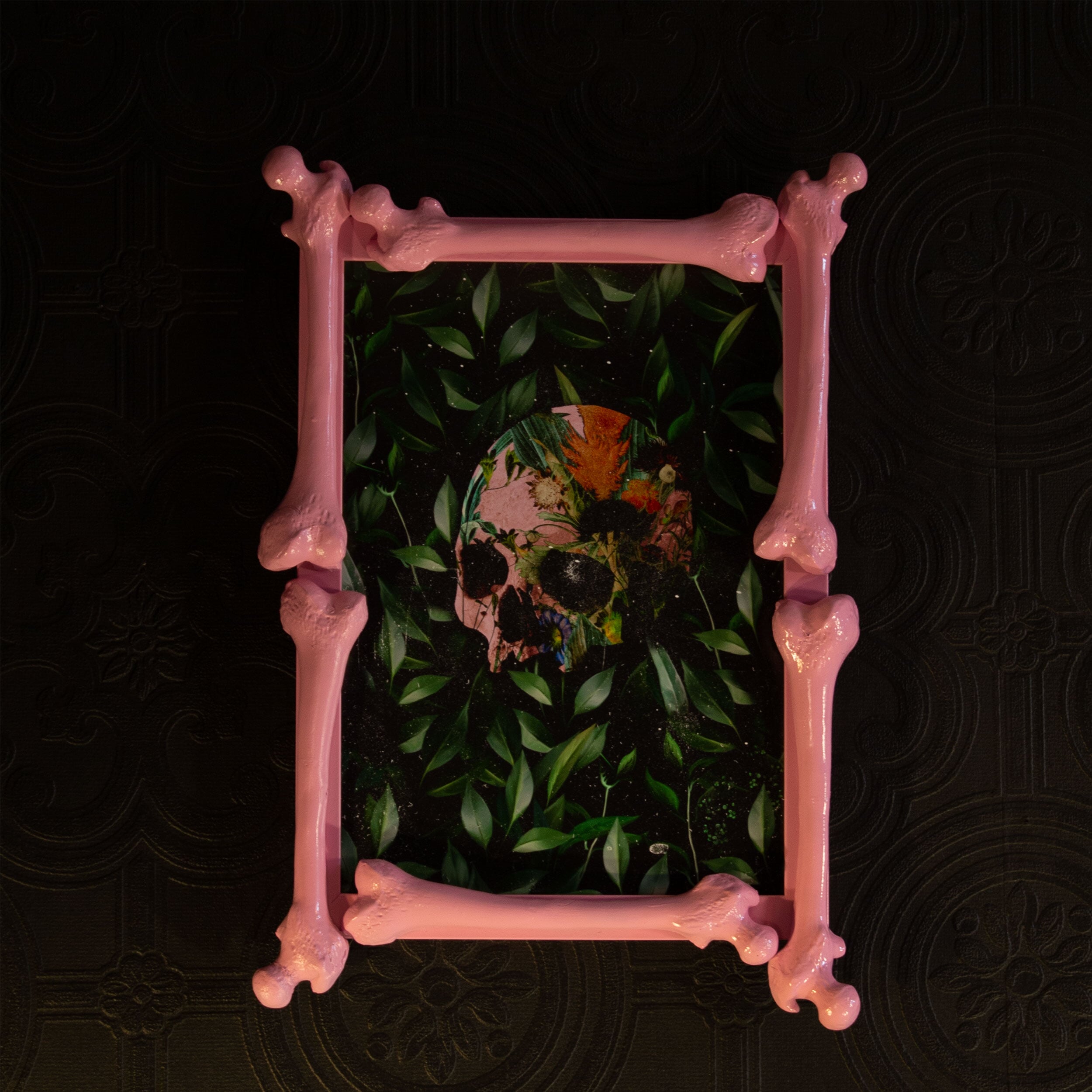 Bone Frame - Pink Edition By The Blackened Teeth Gothic home Decor 