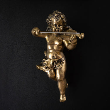 The Golden Cherub With Violin