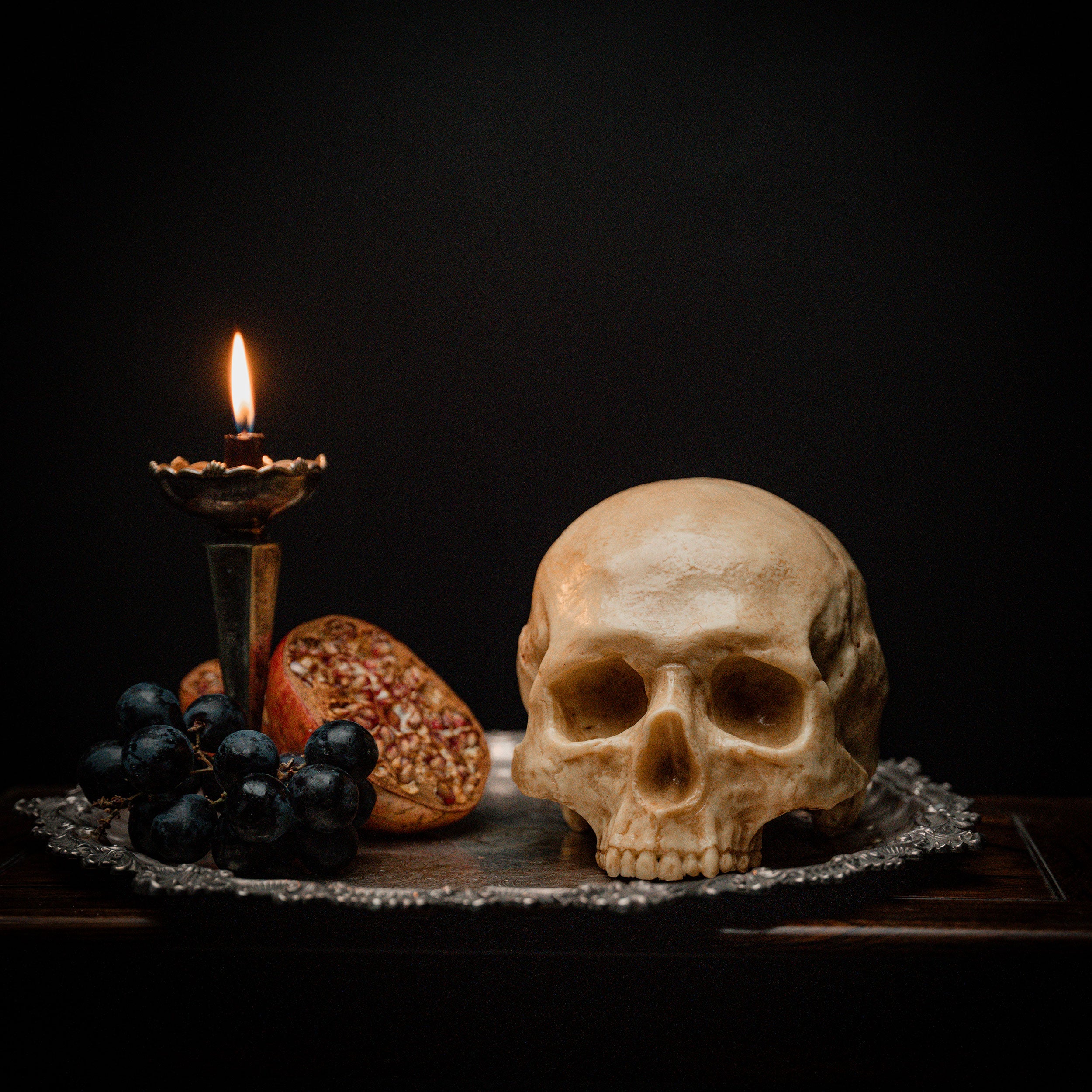 chocolate human skull gothic gifts by The Blackened Teeth Ltd