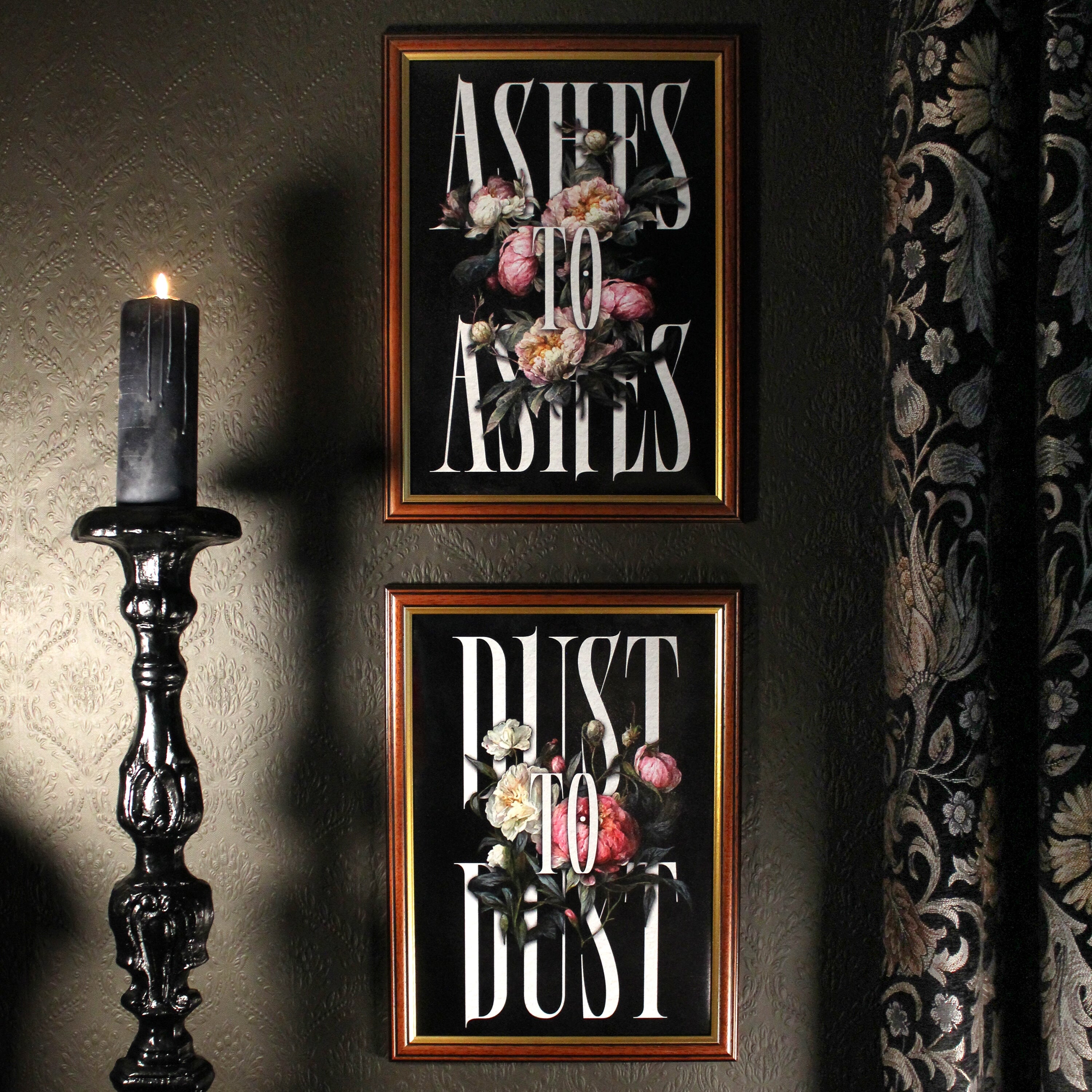 Ashes to Ashes Print by The Blackened Teeth