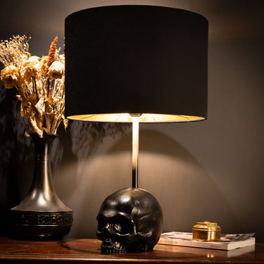 Edison skull lamp gothic lighting the blackened teeth gothic homeware 