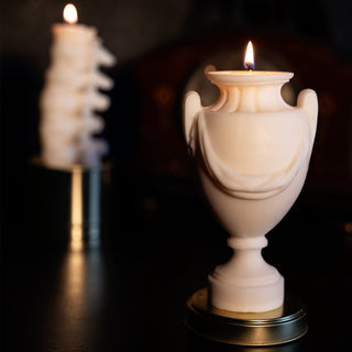 eonian urn candle gothic candle the blackened teeth