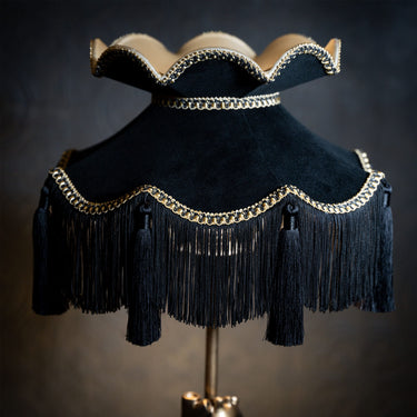 Esther gothic black lampshade baroque lampshade the blackened teeth gothic lighting