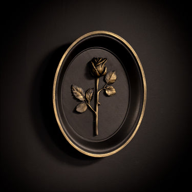 Everrose wall plaque by The Blackened Teeth Gothic Home Decor