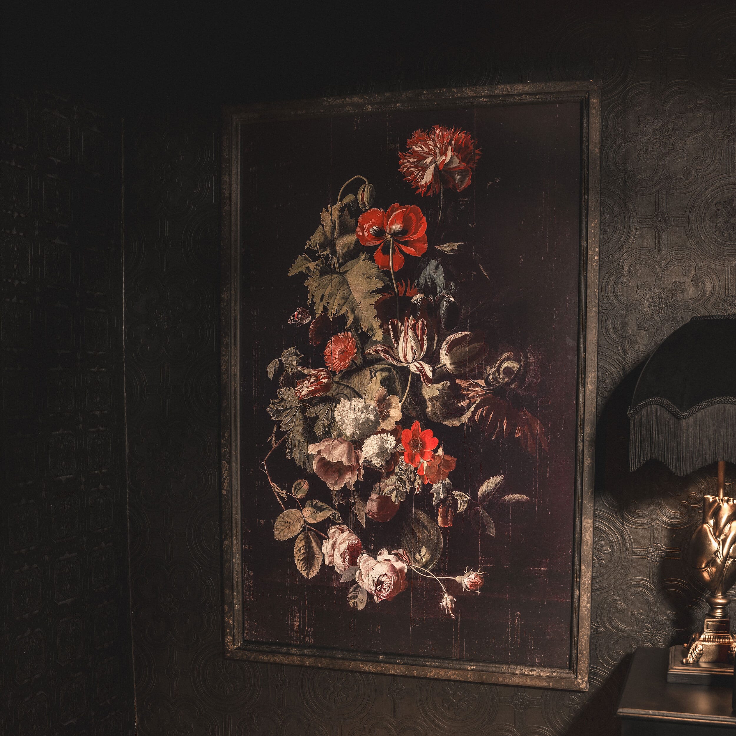 Floral Still Life - Wall Art Framed Pair