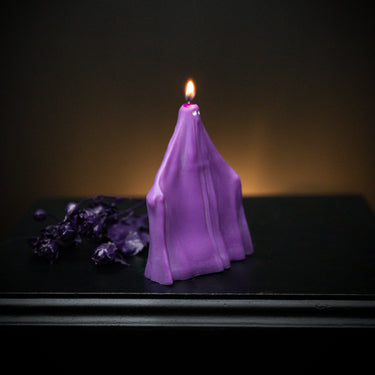 ghost candle gothic candle the blackened teeth gothic homeware