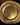 CHARGER PLATE - GOLD by The Blackened Teeth gothic home decor 